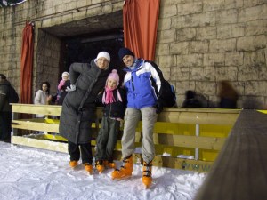 Ice skating with Ivona
